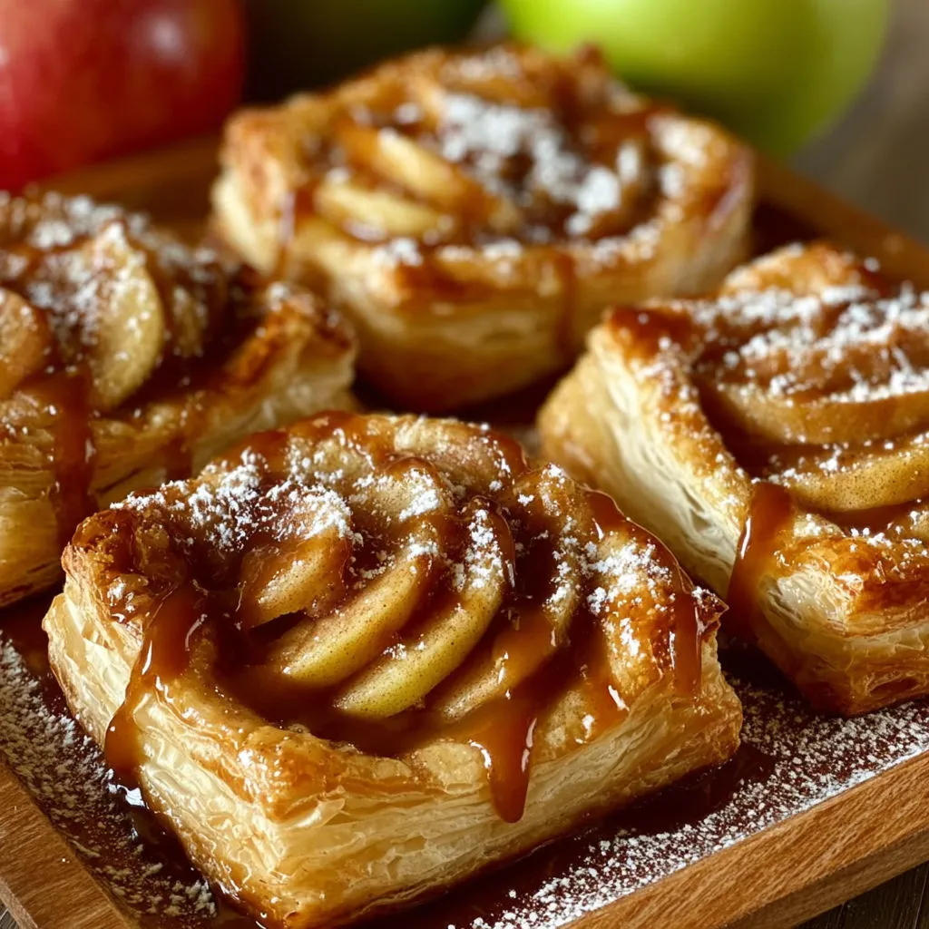 Delicious Caramel Apple Puff Pastry Recipe