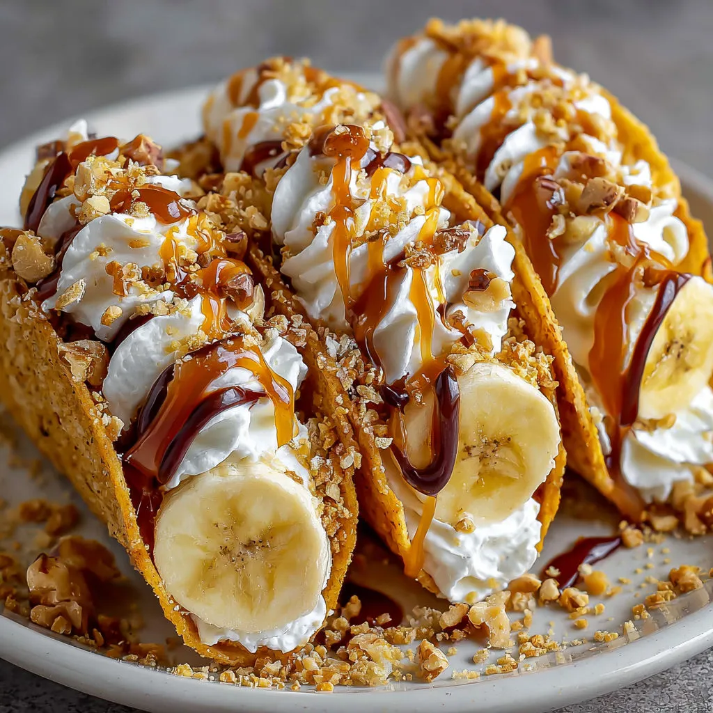 Delicious Caramelized Banana Nut Taco Recipe