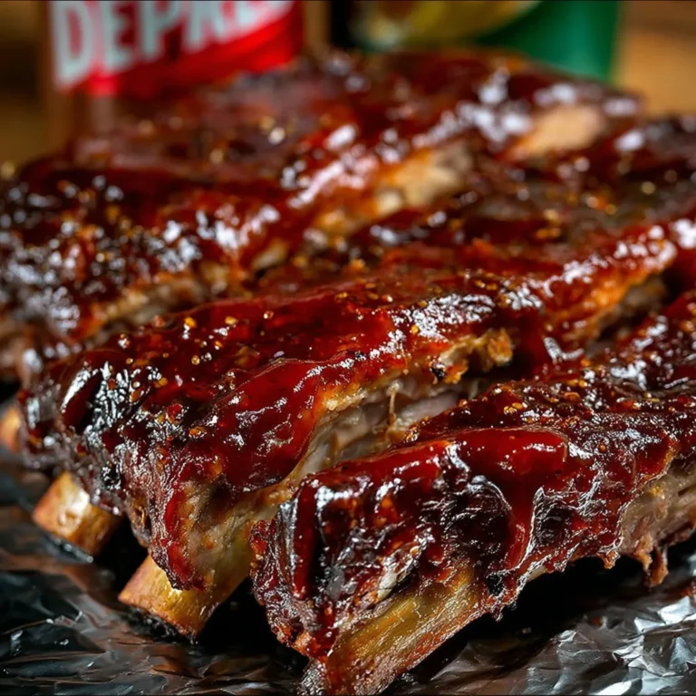Delicious Dr Pepper BBQ Pork Ribs