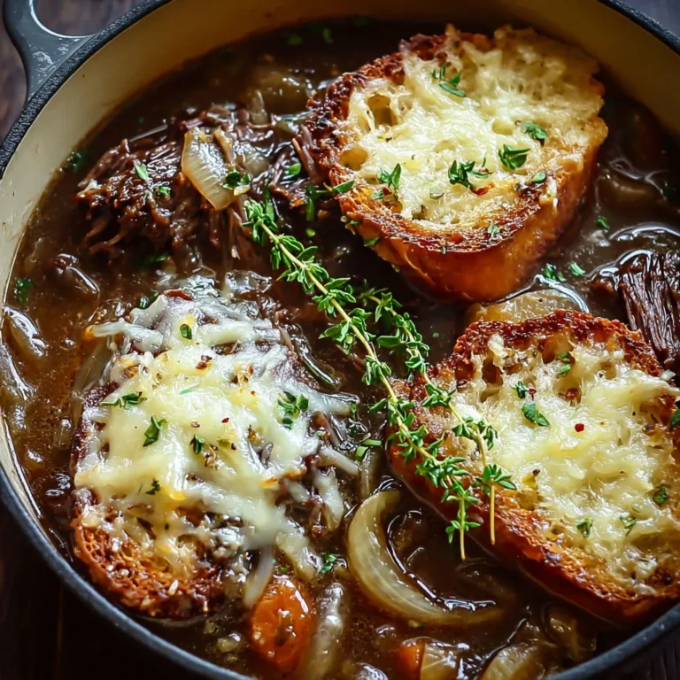 Delicious French Onion Short Rib Soup Recipe