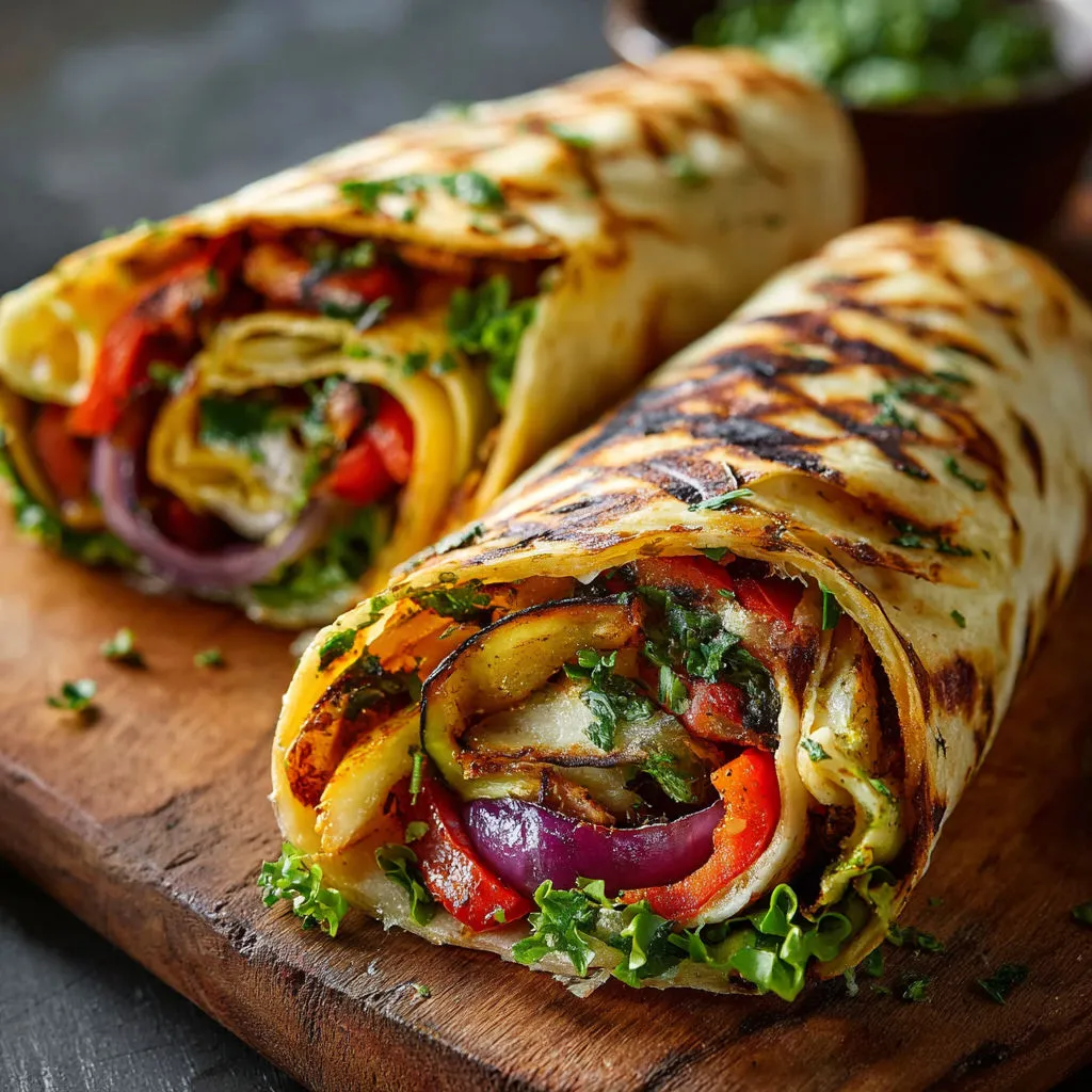 Delicious Grilled Vegetable Wrap Recipe