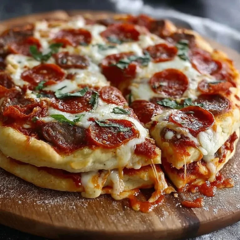 Delicious Homemade Pizza with Fresh Toppings