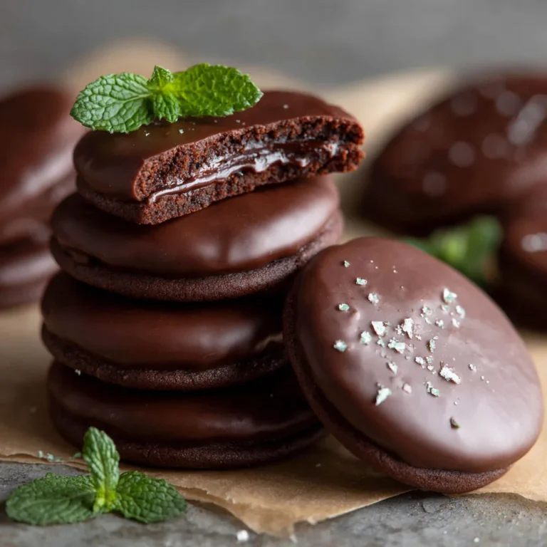 Delicious Homemade Thin Mint Cookies Recipe