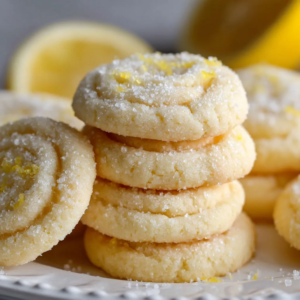 Delicious Lemon Sugar Cookies Recipe