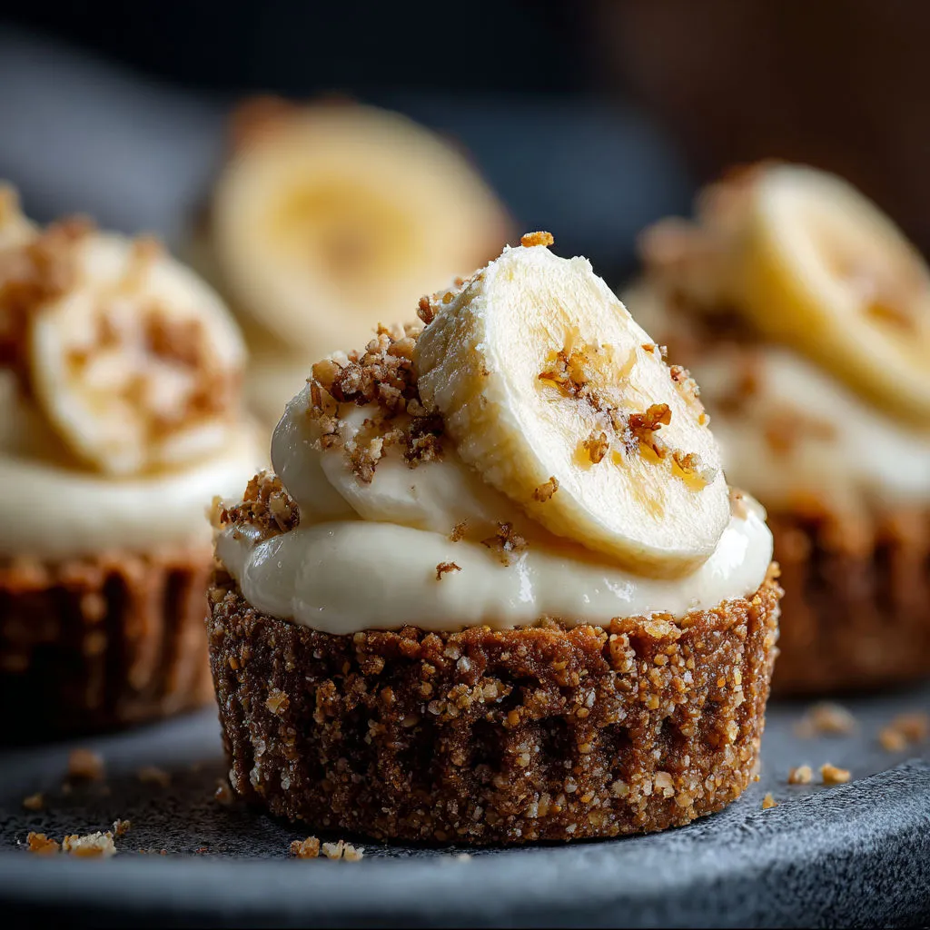 Delicious No-Bake Mini Banana Cream Pies