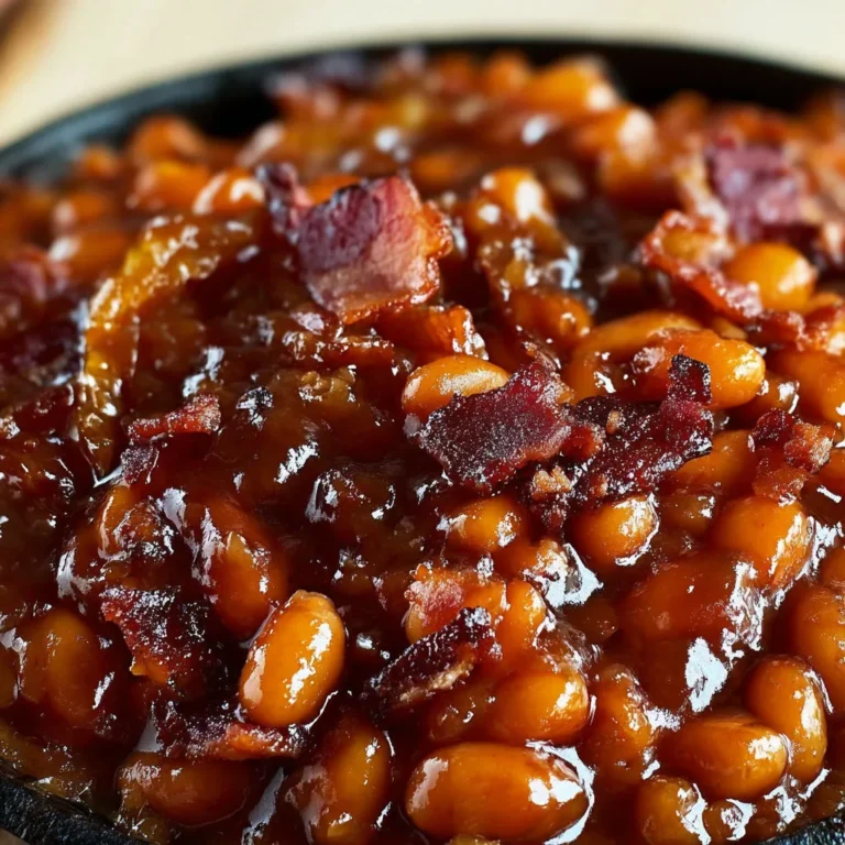 Delicious Root Beer Infused Baked Beans