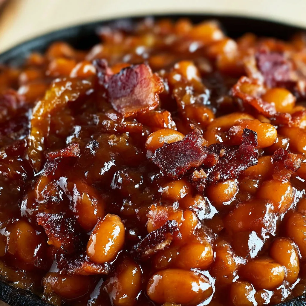 Delicious Root Beer Infused Baked Beans