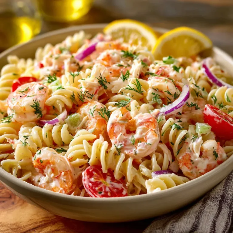 Delicious Seafood Pasta with Shrimp and Crab