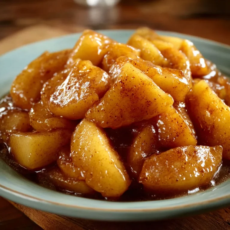 Delicious Slow Cooker Fried Apples Recipe