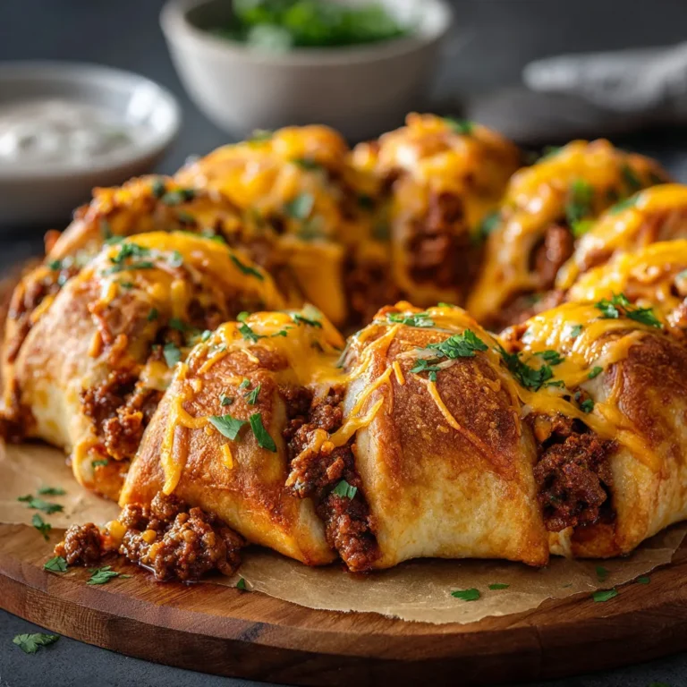Delicious Taco Crescent Ring Recipe