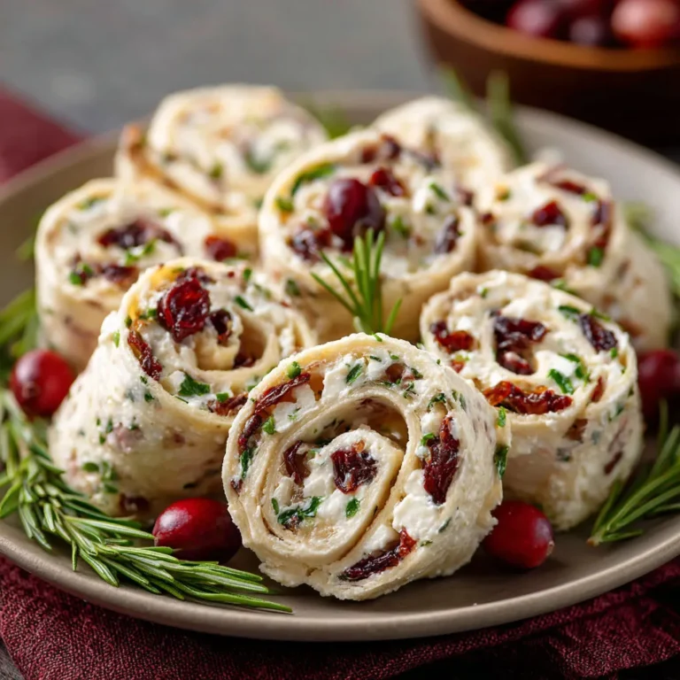 Festive Cranberry Roll-Ups: Perfect Holiday Appetizer