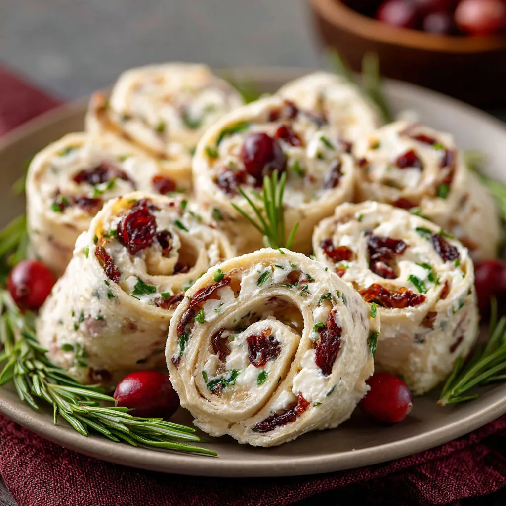 Festive Cranberry Roll-Ups: Perfect Holiday Appetizer