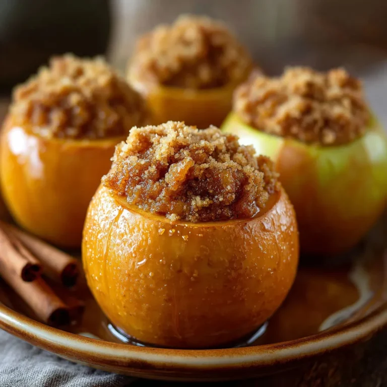 Festive Pumpkin Pie Stuffed Apples