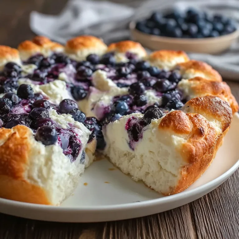 Fluffy Blueberry Cottage Cheese Delight