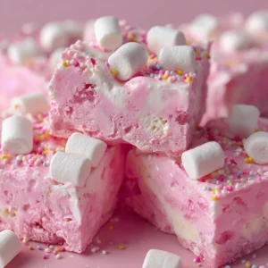 Fluffy Bubblegum Fudge Clouds