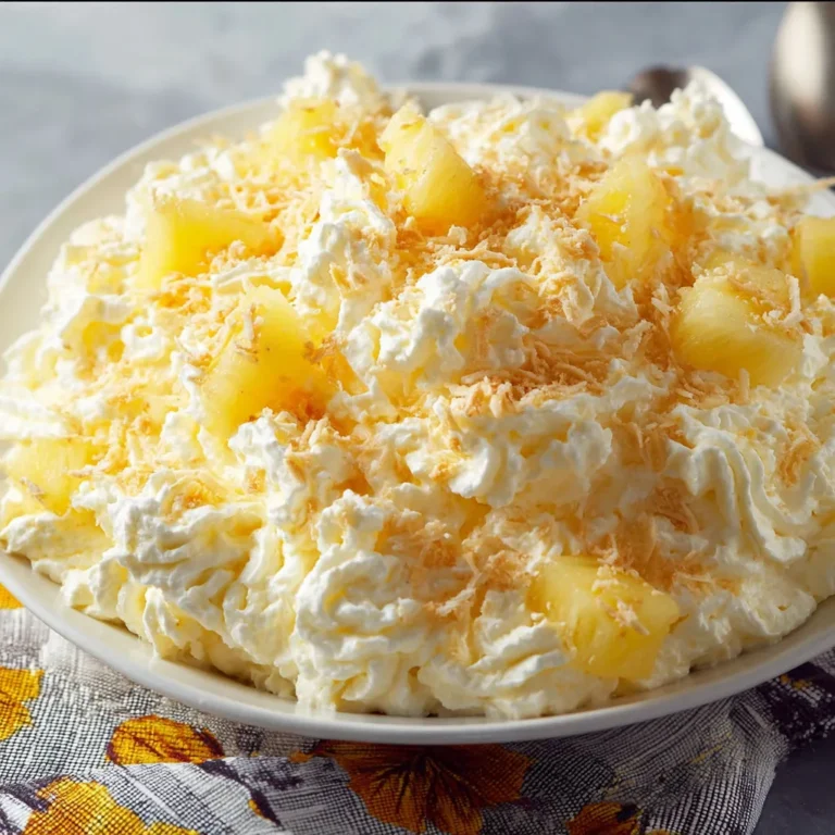 Fluffy Pineapple Vanilla Marshmallow Delight