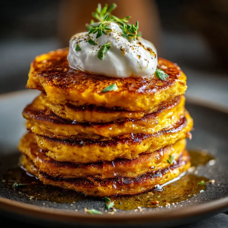 Fluffy Pumpkin Cottage Cheese Pancakes Recipe