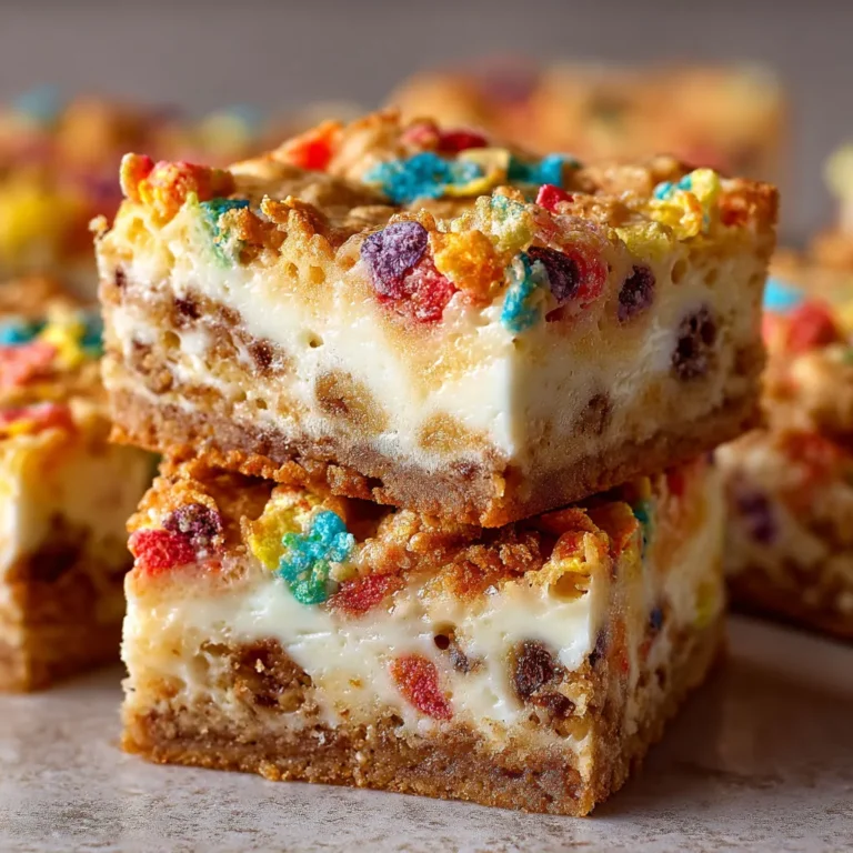 Fruity Pebbles Cheesecake Bars Recipe