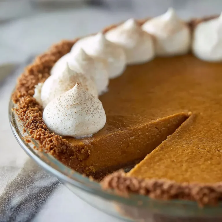 Gingersnap Crust Pumpkin Custard Recipe
