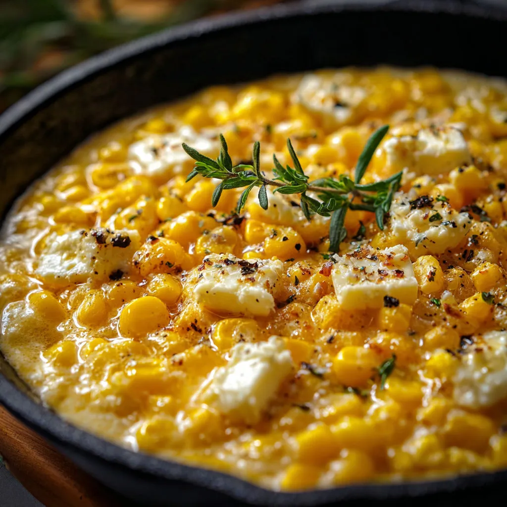 Golden Brown Honey Butter Skillet Cornbread