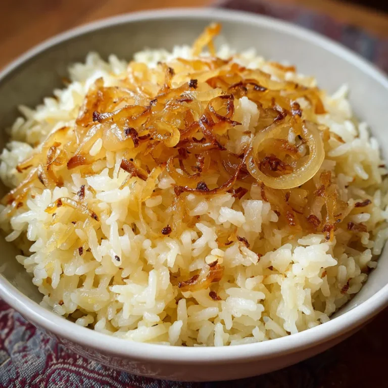 Golden Onion Butter Rice: A Delicious Savory Recipe!