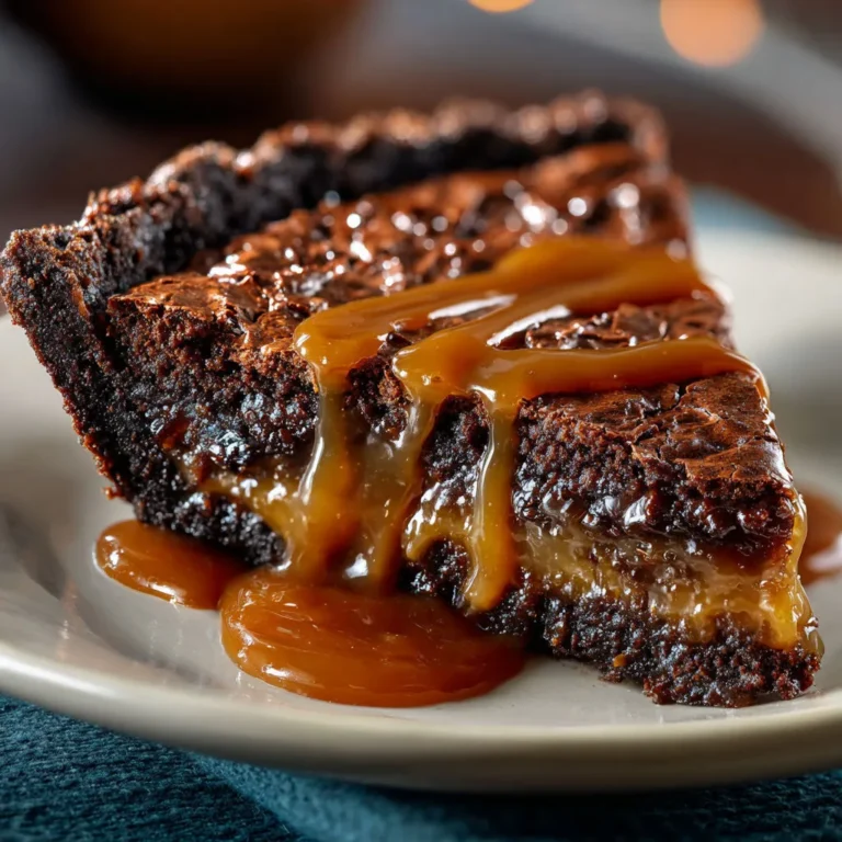 Gooey Caramel Brownie Pie: Indulgent Recipe for Dessert Lovers