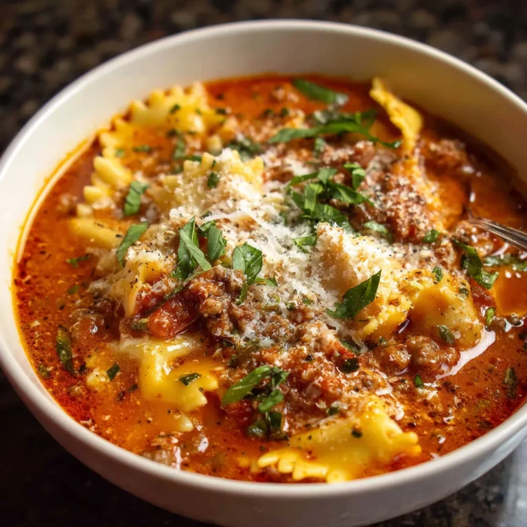 Hearty Lasagna Soup Recipe: Rich and Delicious
