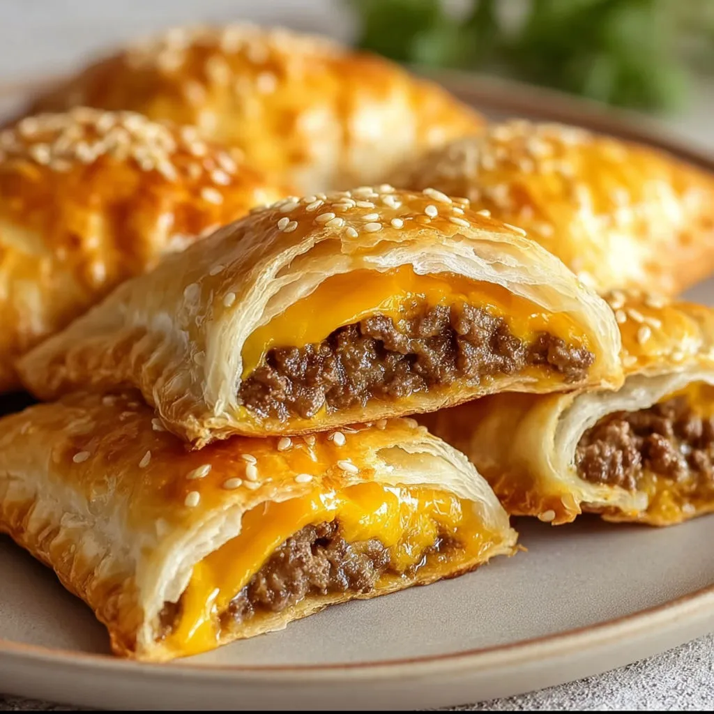 Irresistible Cheeseburger Crescent Pocket Recipe