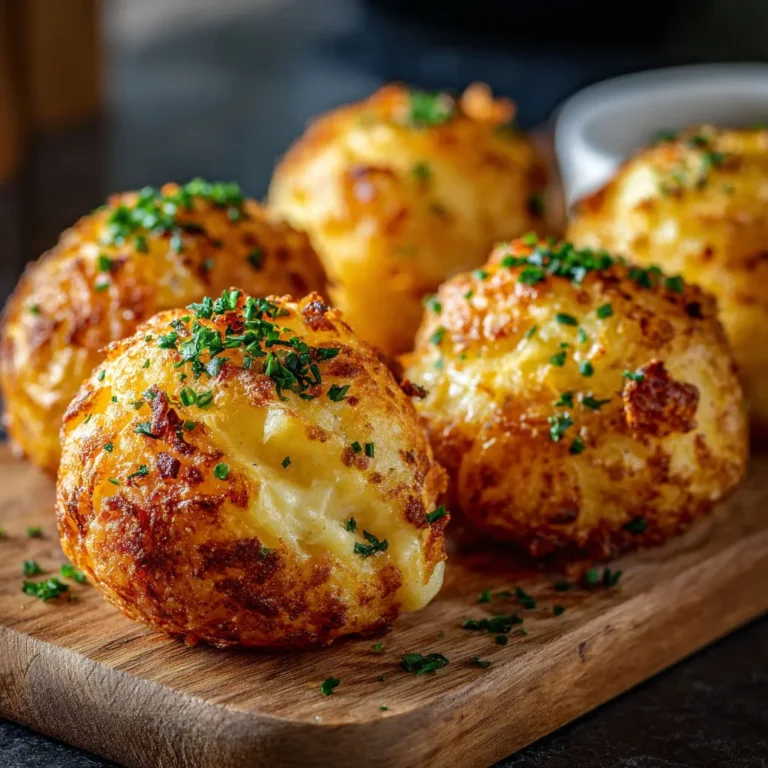Irresistible Cheesy Potato Bombs