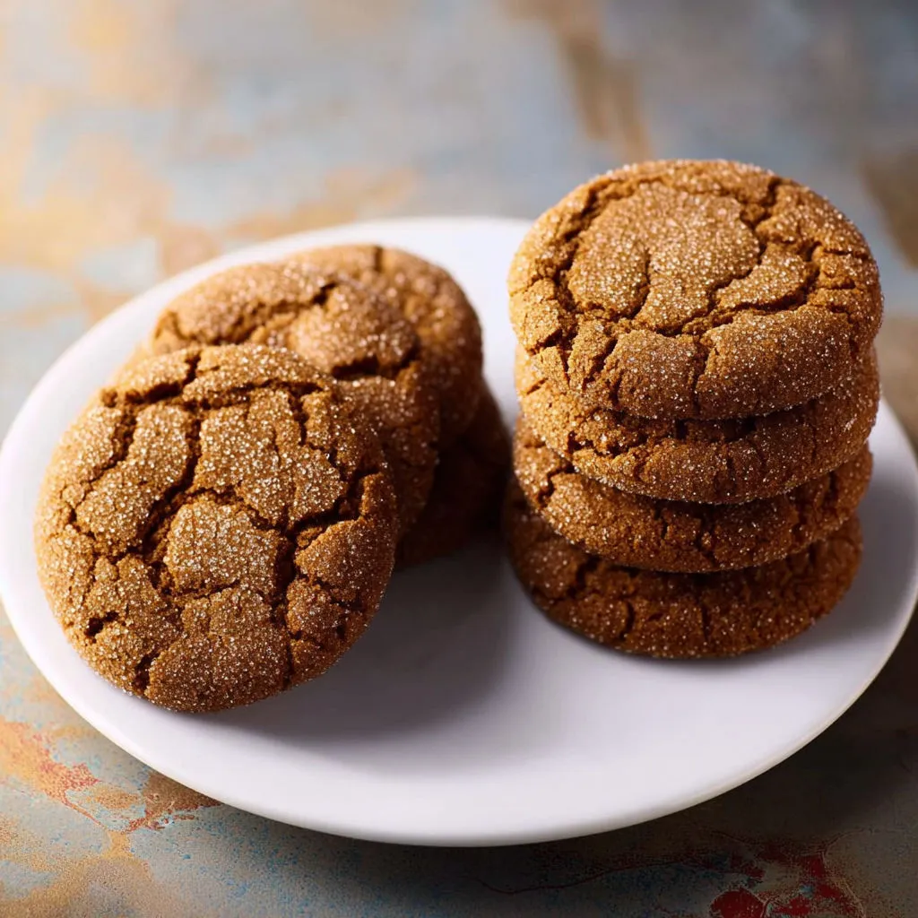 Irresistible Chewy Gingersnap Cookies with Molasses