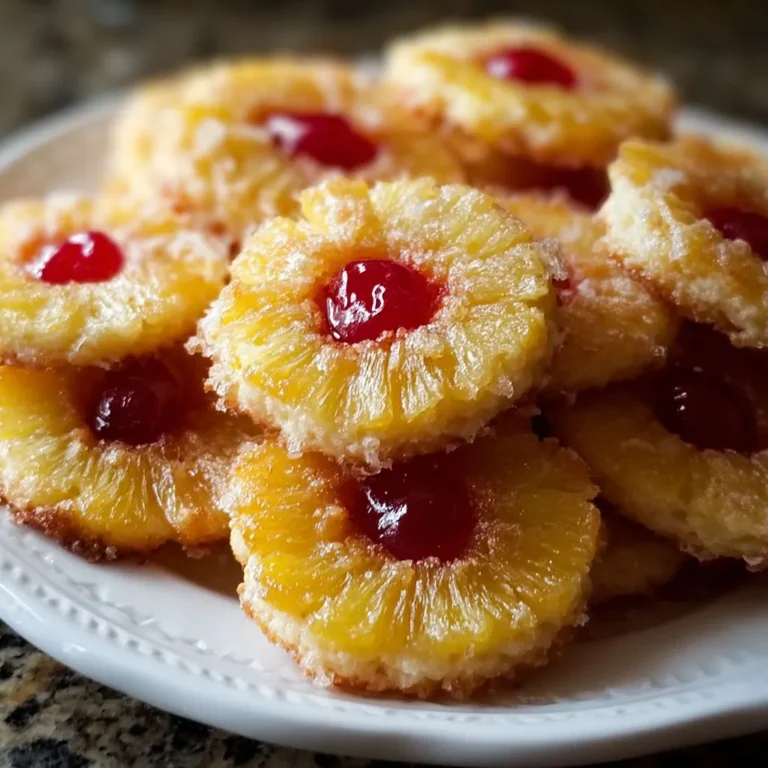 Irresistible Pineapple Upside Down Cookies