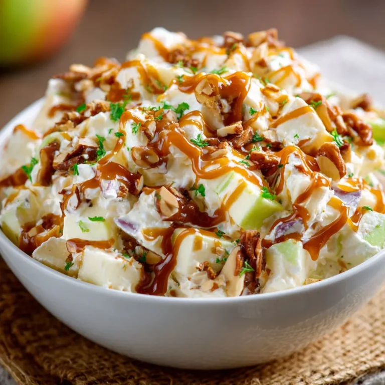 Irresistible Snickers Caramel Apple Salad Recipe