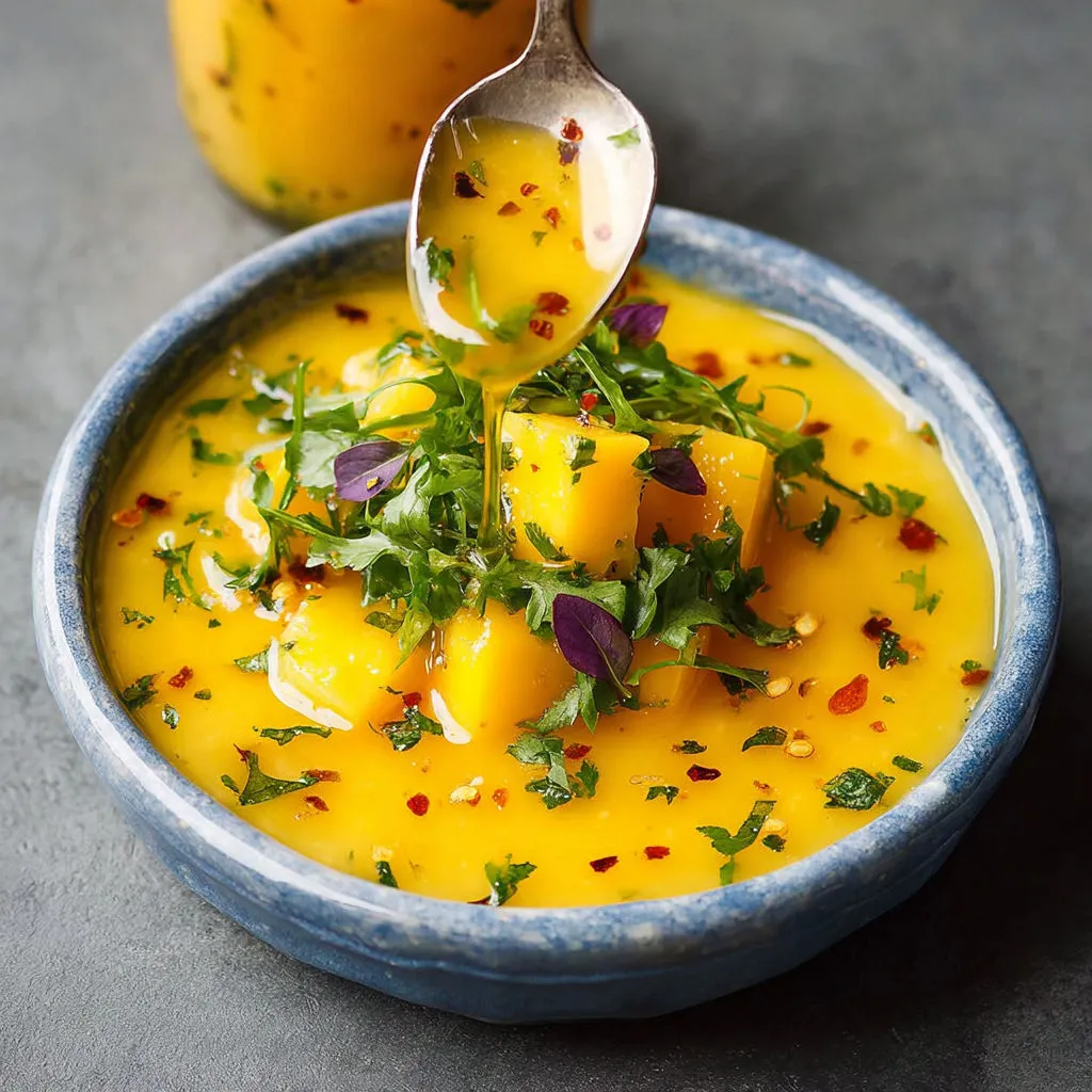 Irresistible Sweet and Spicy Mango Dressing