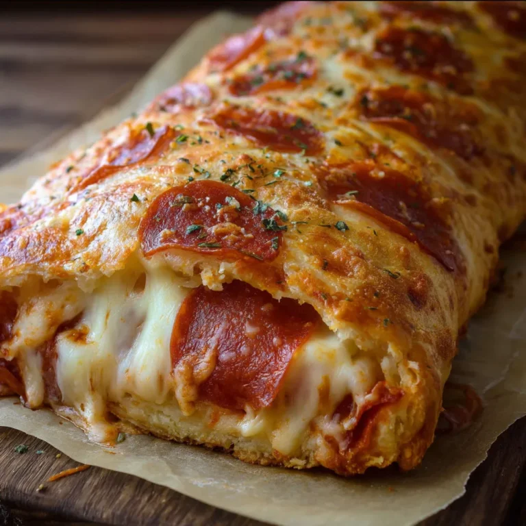 Pepperoni Stromboli Bake: Cheesy & Delicious Recipe