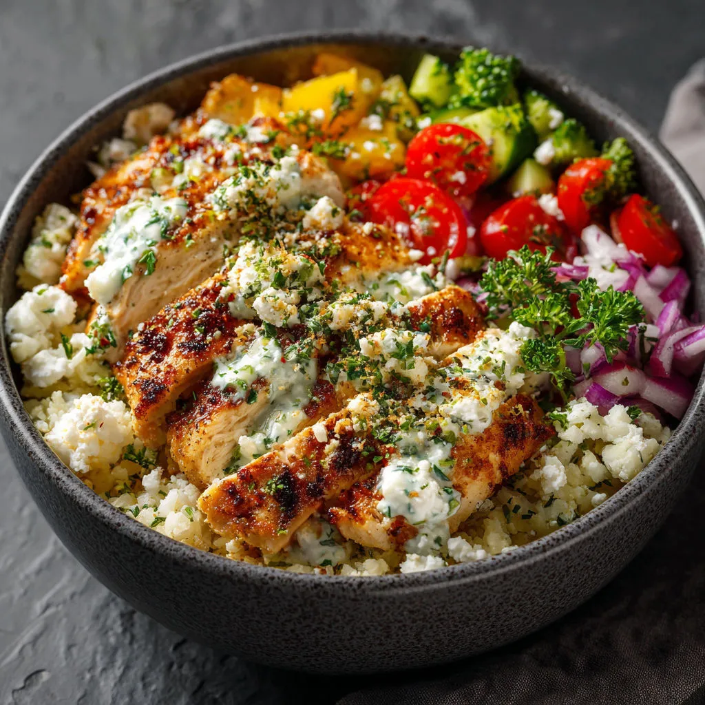 Protein-Packed Chicken Cottage Cheese Bowl