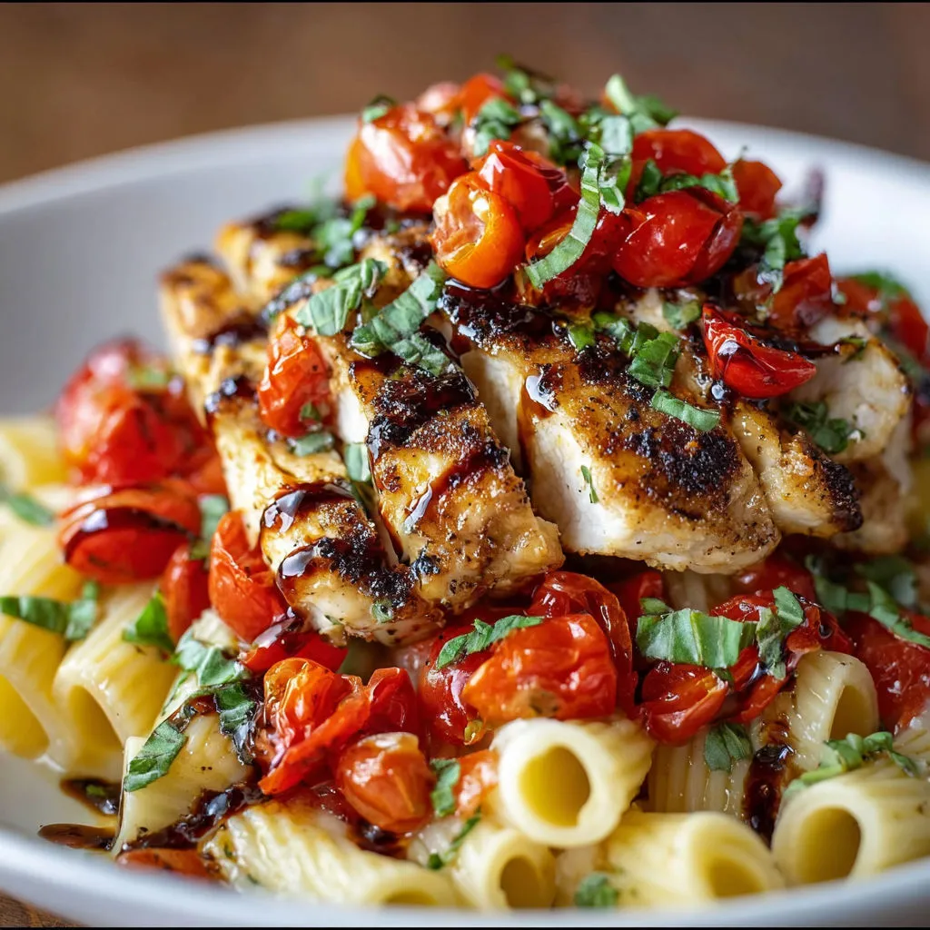 Savory Bruschetta Chicken Pasta: A Flavorful Italian Delight