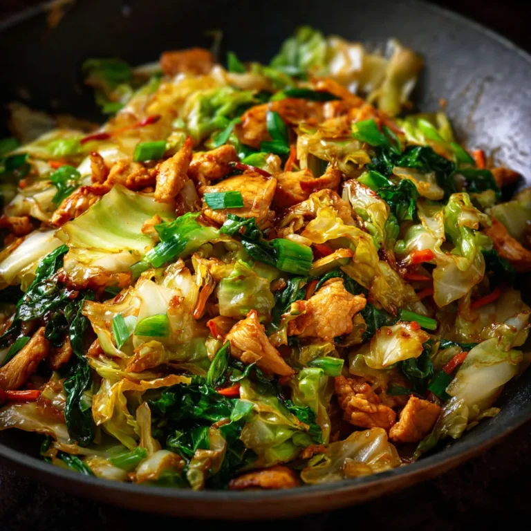 Savory Chicken Cabbage Stir-Fry Recipe