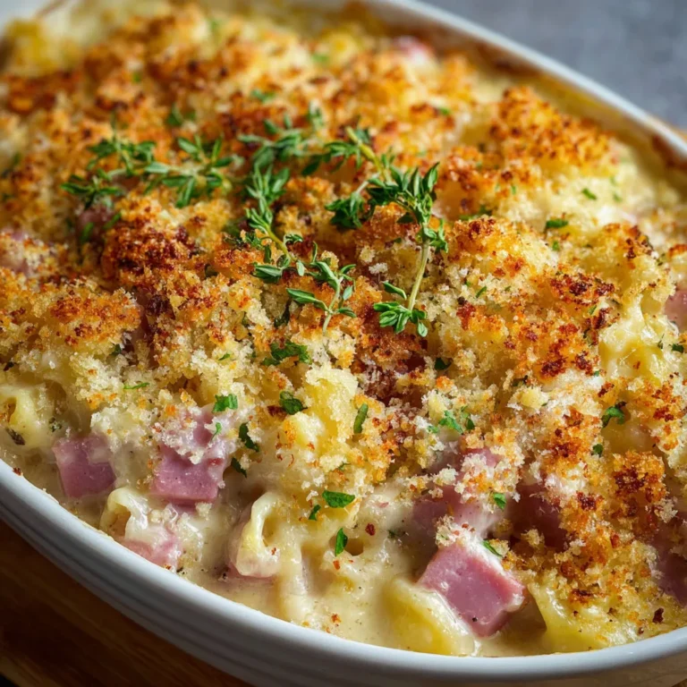 Savory Chicken Cordon Bleu Casserole Recipe