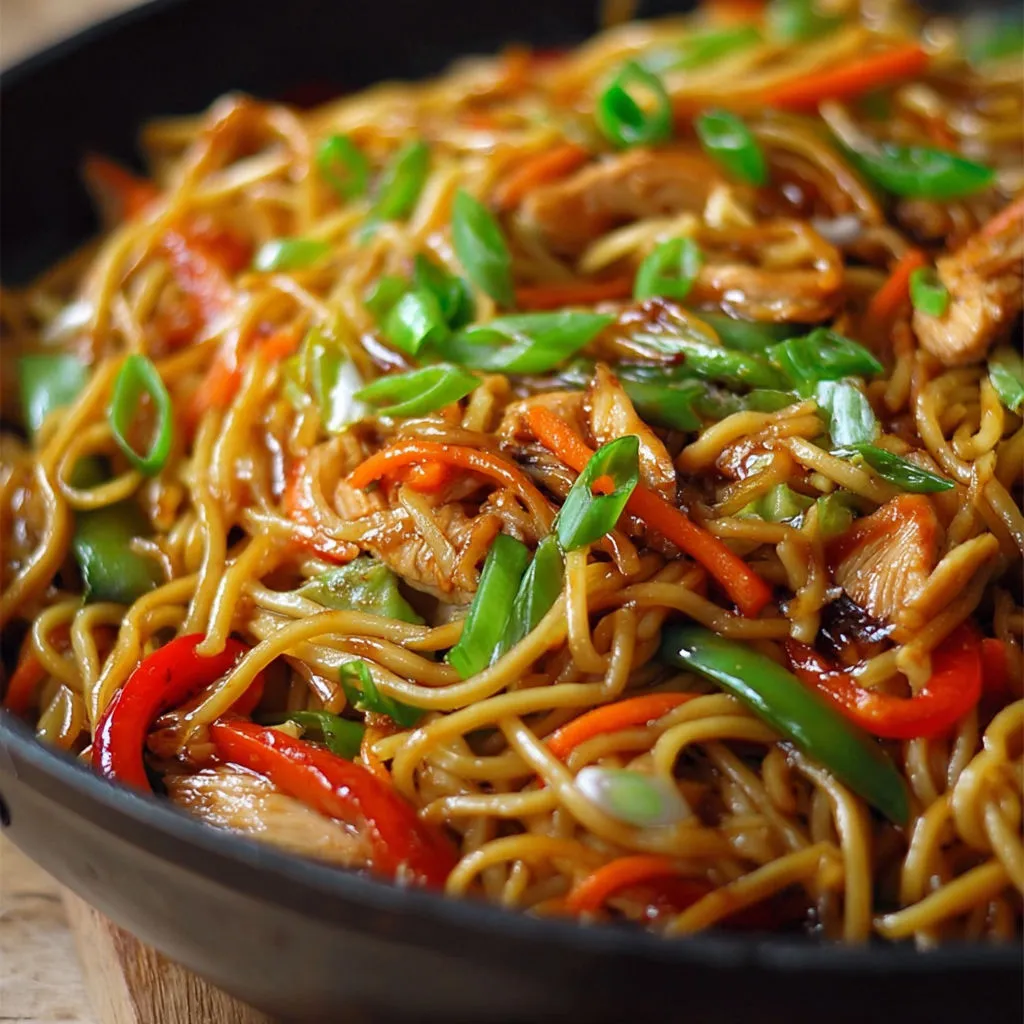 Savory Chicken Lo Mein: Quick & Easy Recipe