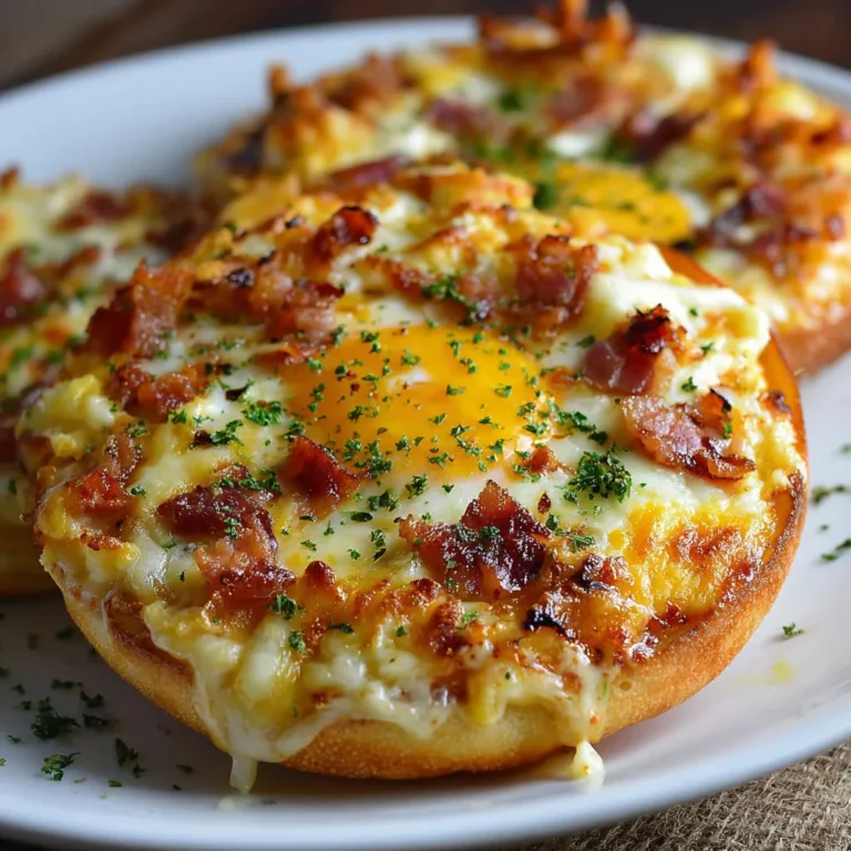 Savory English Muffin Breakfast Pizza Recipe