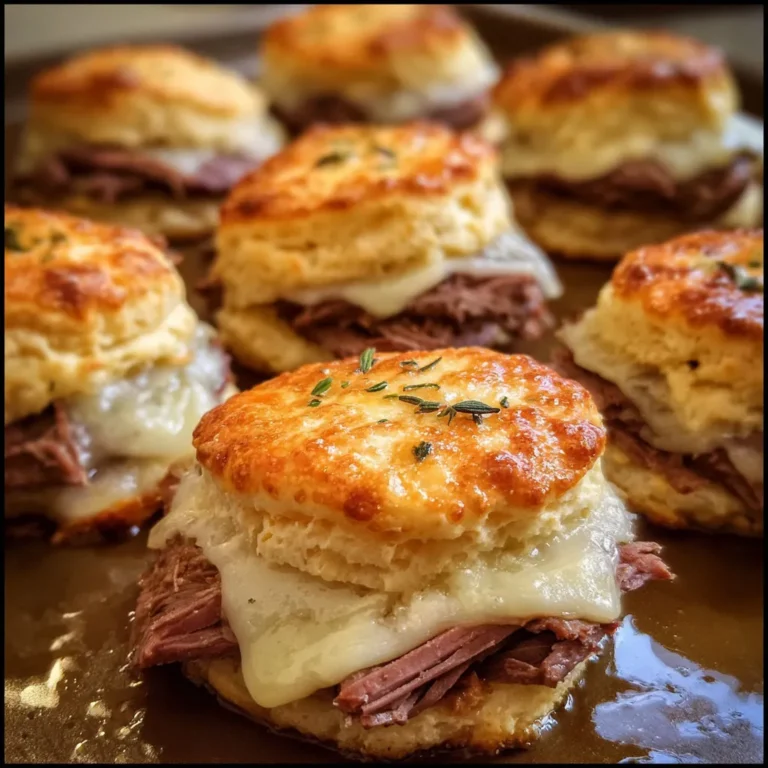 Savory French Dip Biscuits Recipe