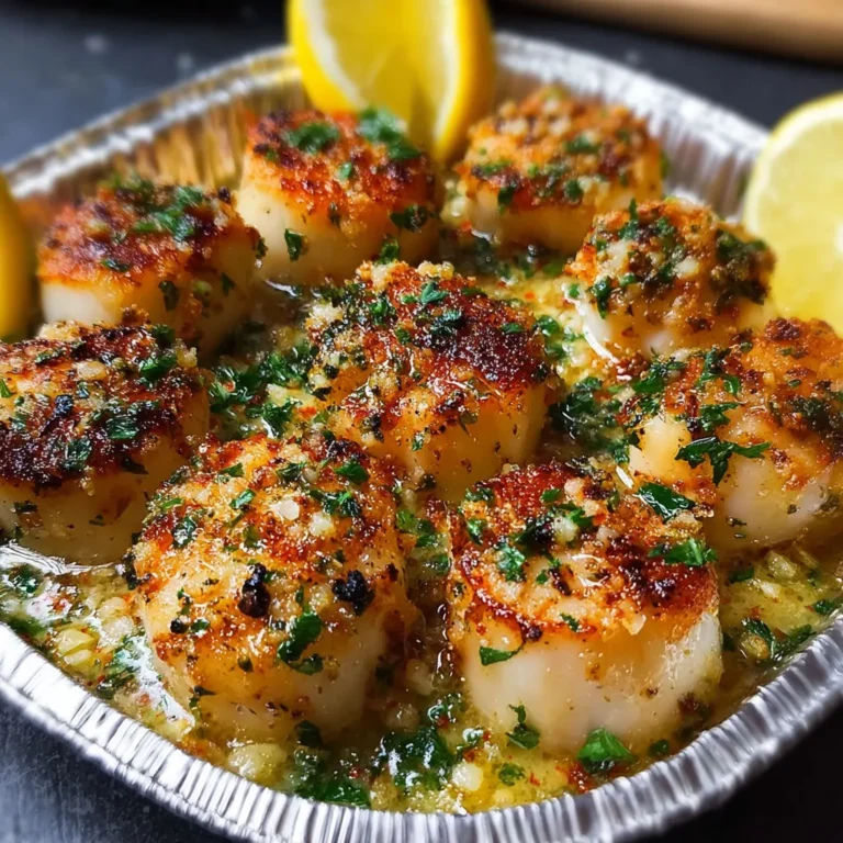Savory Garlic Butter Scallops: Easy Baked Recipe