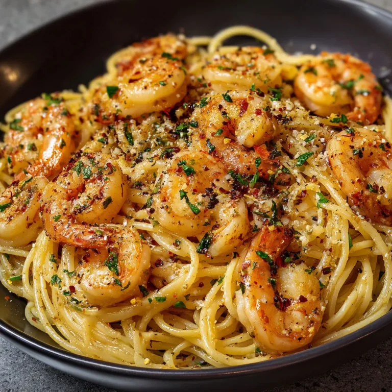 Savory Garlic Shrimp Pasta Recipe