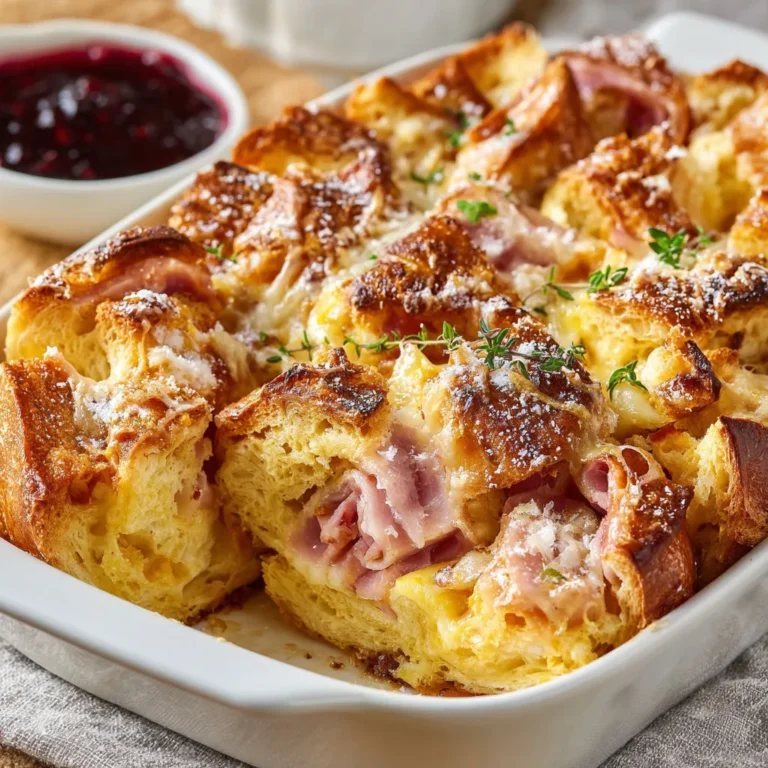 Savory Ham and Cheese Croissant Breakfast Recipe