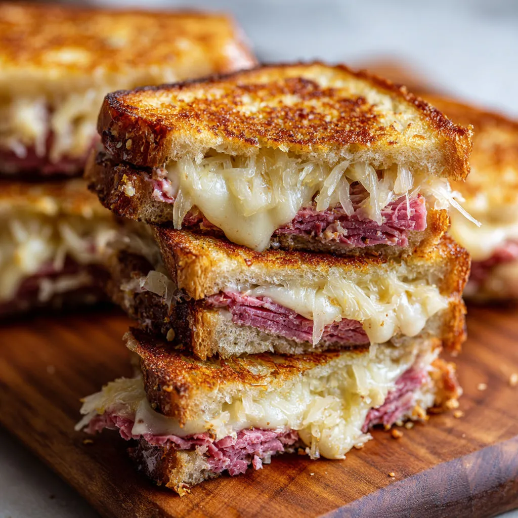 Savory Mini Corned Beef Grilled Cheese Sandwiches