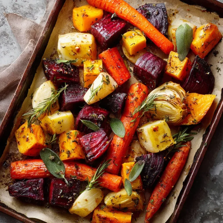 Savory Roasted Root Vegetables: A Delicious Medley