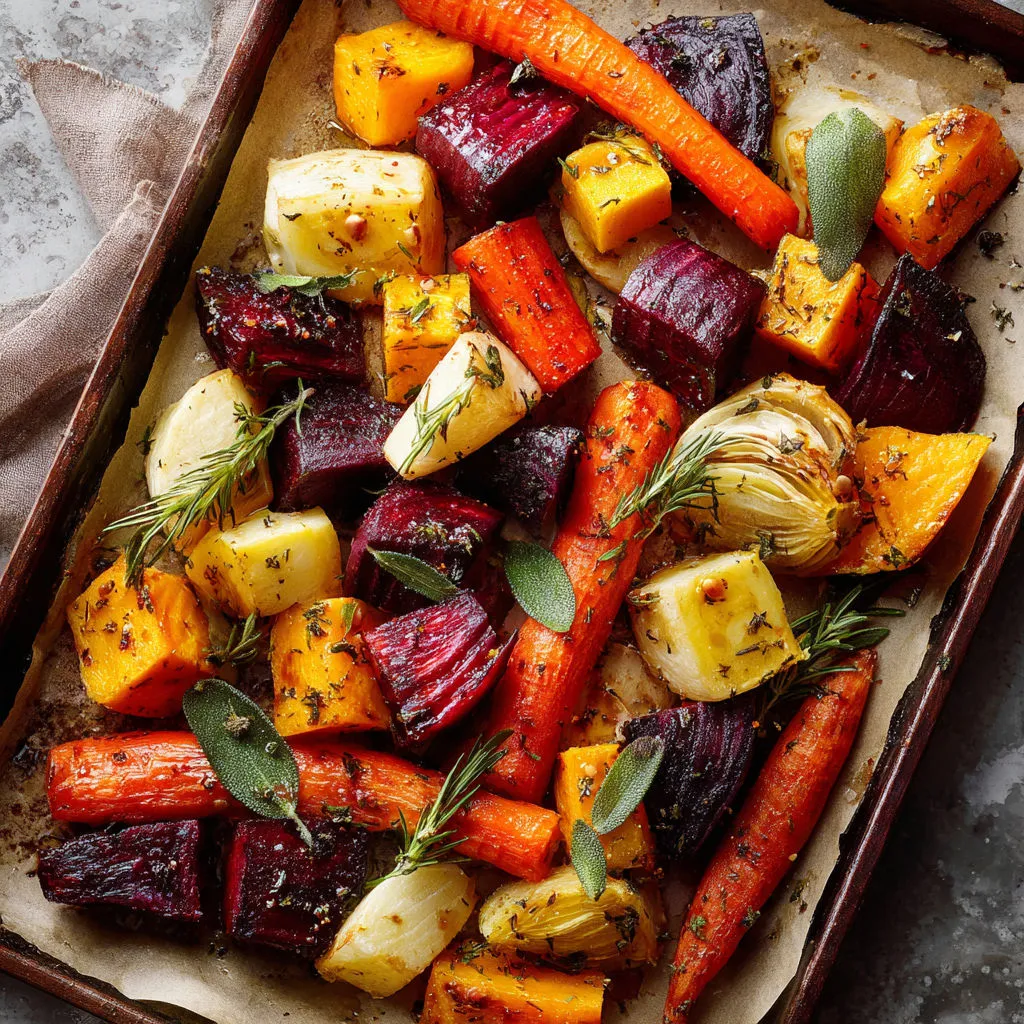 Savory Roasted Root Vegetables: A Delicious Medley