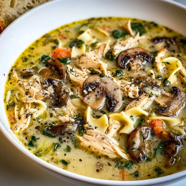 Savory Rotisserie Chicken Mushroom Soup Recipe
