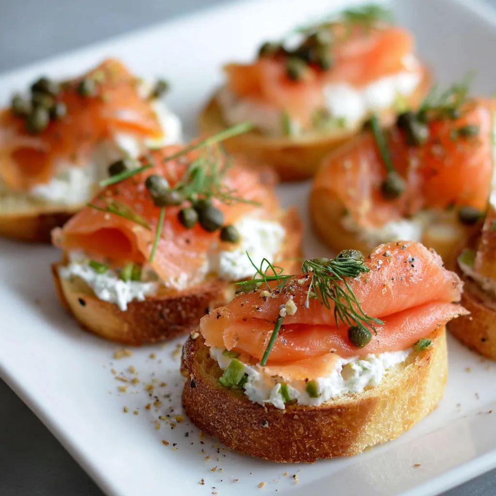 Smoked Salmon Herb Crostini: A Delicious Appetizer Recipe