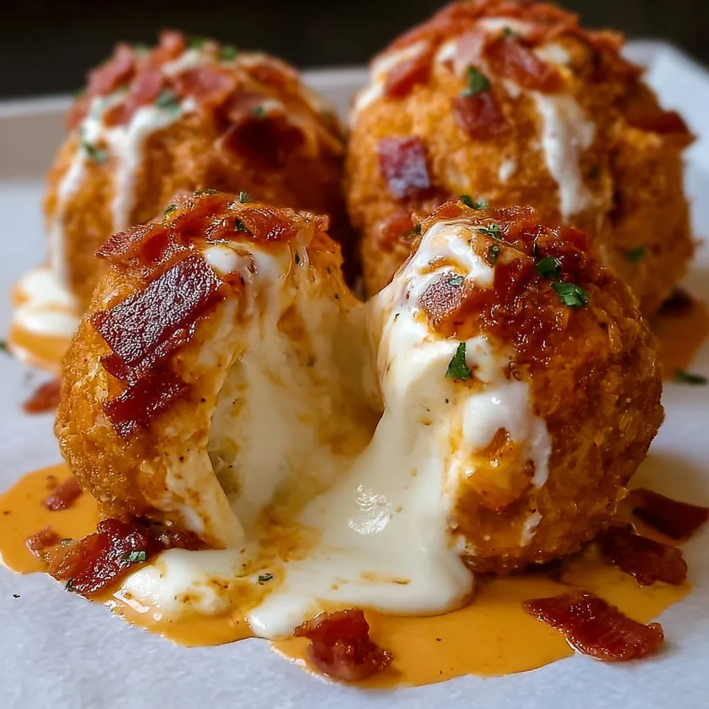 Spicy Buffalo Chicken Bacon Mozzarella Bombs